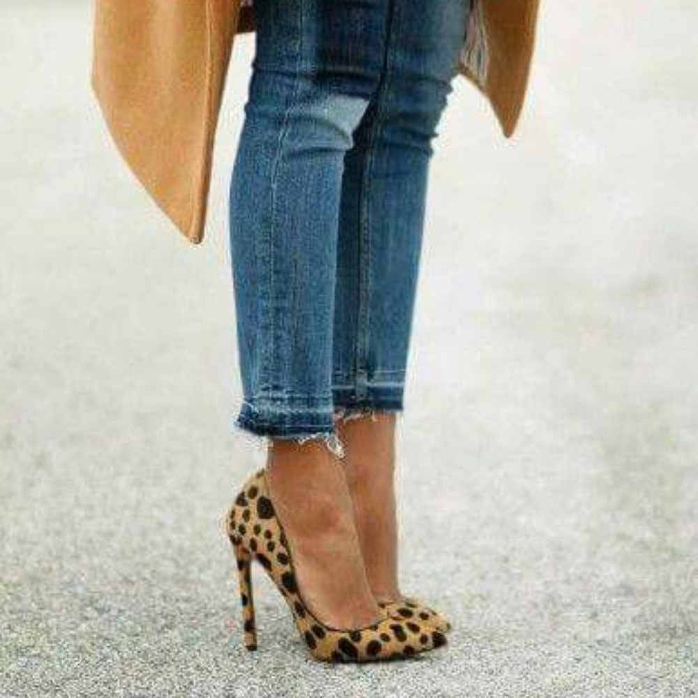 Franco Sarto Cheetah Heels